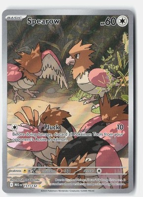 Spearow Illustration Rare MEG 151/132 NM