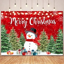 Christmas Backdrop Banner for Photography Studio Props Holiday Party Decor