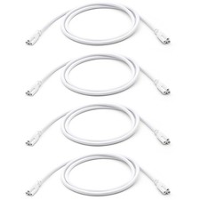 4FT T5 T8 Tube Light Fixture LED Linkable Cords, Double end Connector Cable, ...