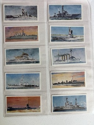 Lyons Tea HMS 1902-1962 Complete Series of 32 Cigarette Cards