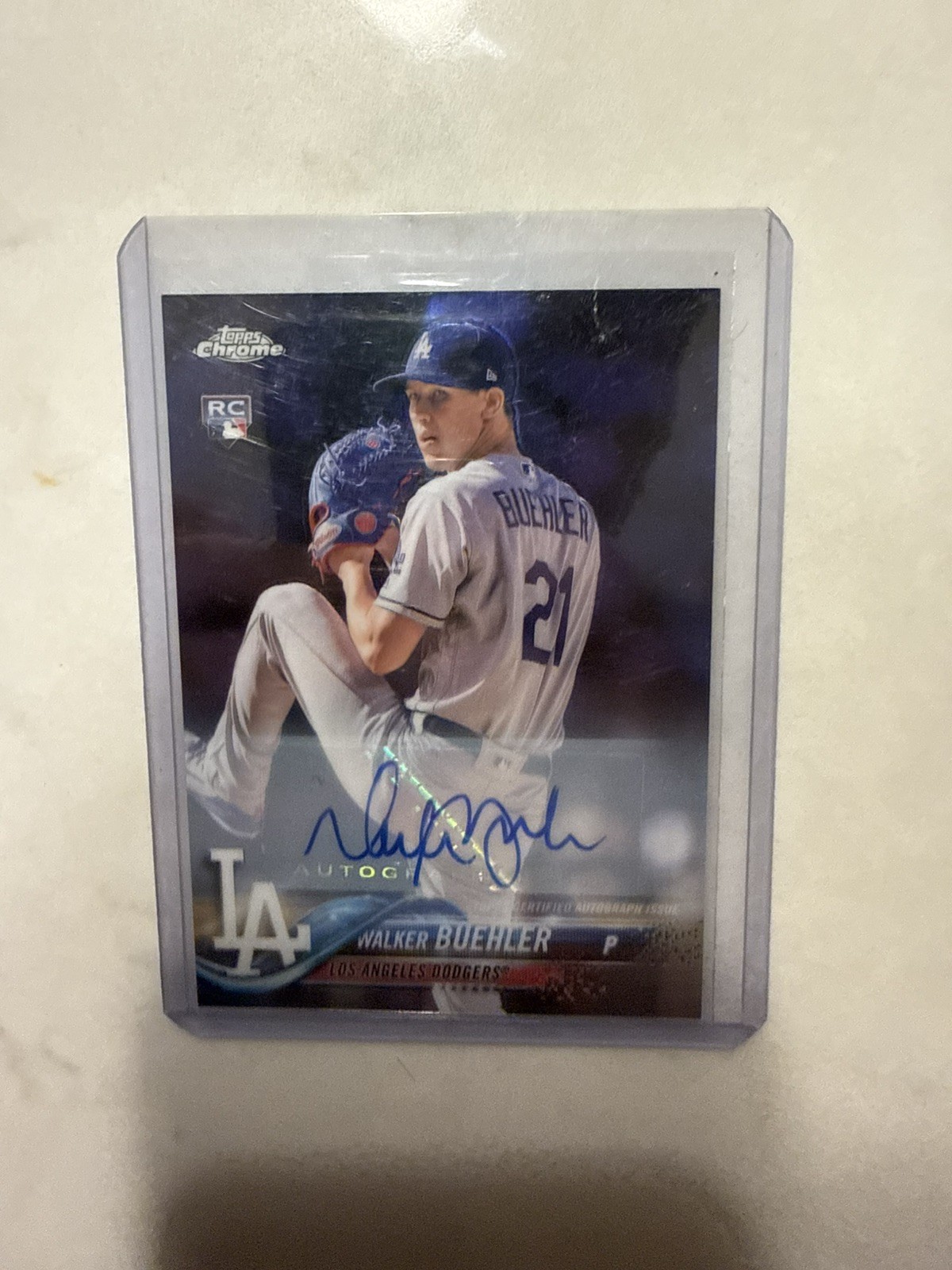2018 Topps Chrome Update Target Exclusive Refractor Walker Buehler Auto 1gt6