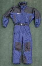 Columbia Snowsuit One Piece Ski Suit. Men  s Size Medium Blue and Black.