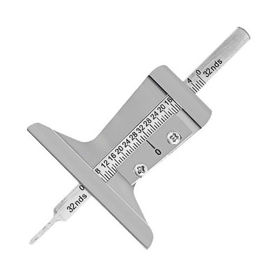 Tyre Tire Tread Depth Gauge Caliper Tyre Wear Detection Measure Tool Ruler
