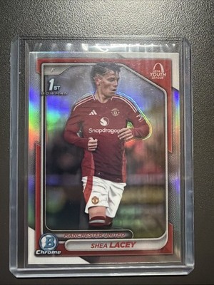 Shea Lacey 2024-25 Topps Chrome UCC 1st Bowman UEFA Youth League Rookie Card