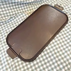 Restored Vintage Wagner Ware Unmarked Cast Iron Griddle 17 inches Hard to Find !
