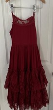 Joyfolie Mia Joy Catrin Dress RefLace Maxi Size 3 Boho Tiered Photoshoot
