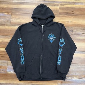 y2k❤️ Harley-Davidson 希少 ハート ウイング ジップパーカー Vintage Harley Davidson Zip Up Hoodie | eBay