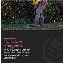 Durable Steel Construction Aerator