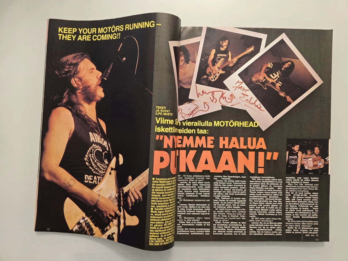Kim Wilde/Dallas/Hassisen/James Dean/Rolling Stones/Motorhead- Suosikki 12/ 1981