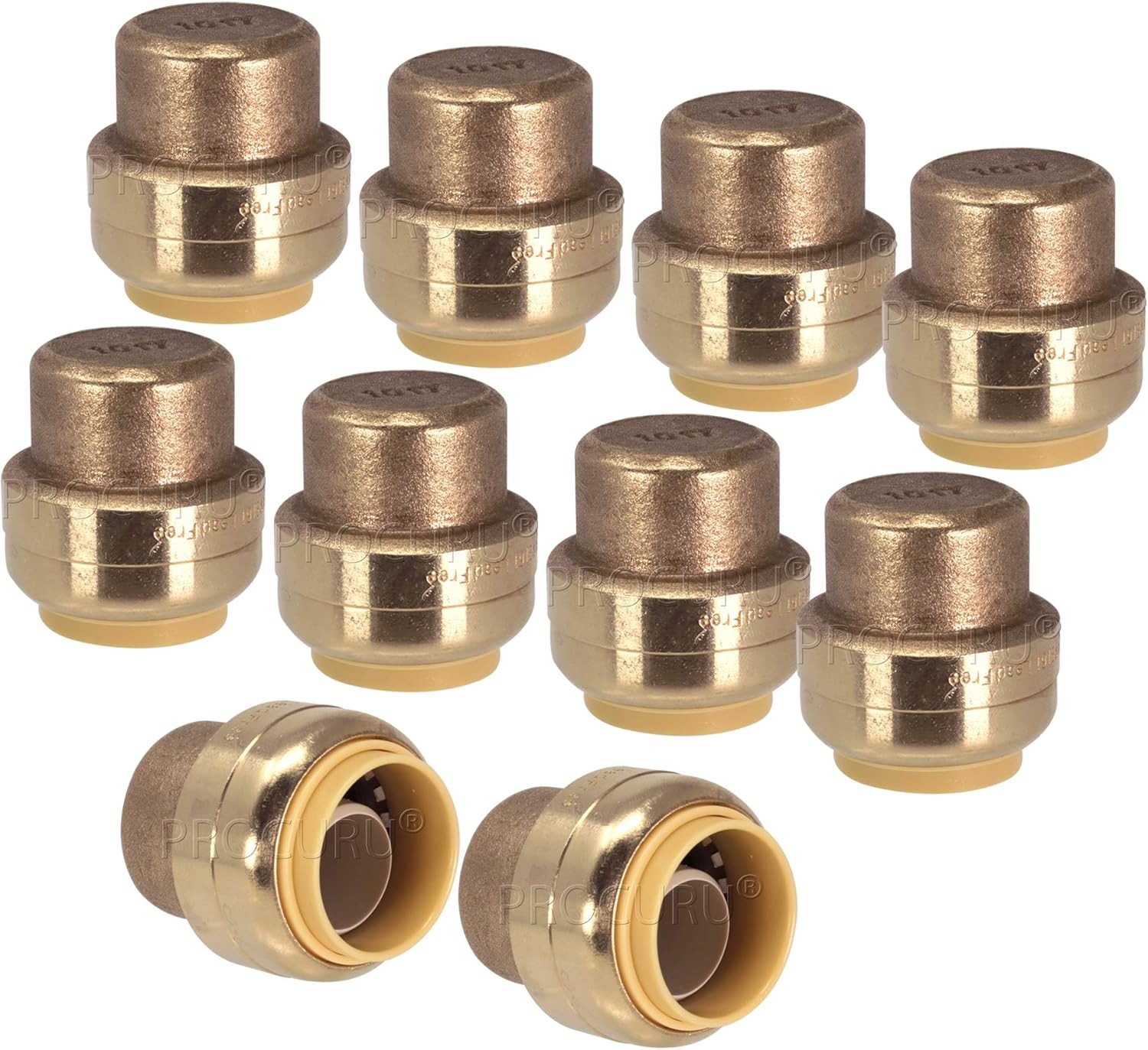 1/2-Inch Pushfit End Cap Push-To-Connect Plumbing Fitting for Copper PEX CPVC