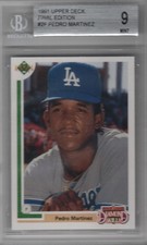 1991 Upper Deck (Final Edition) Pedro Martinez Baseball Rookie Card #2F (Mint 9)
