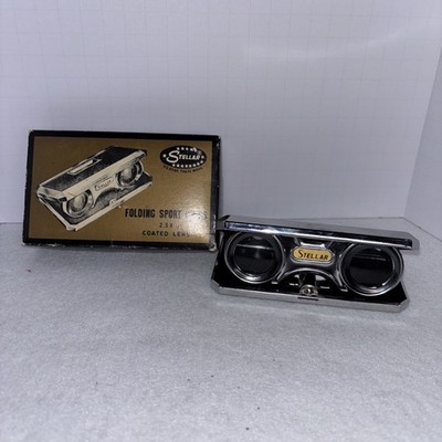 Stellar Folding Sport Glasses Pocket Binoculars Model B 124/C