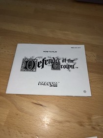 DEFENDER OF THE CROWN FOR NINTENDO NES BOXED & COMPLETE W/INSTRUCTIONS PAL