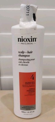 Nioxin System 4 Shampoo Cleanser 16.9 oz 500 ml.  - Brand New