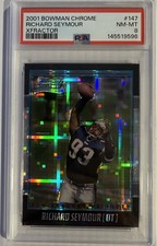 2001 Bowman Chrome Richard Seymour Rc #147 Xfractor PSA 8 Nm-Mt