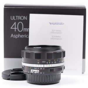 ULTRON 40mm F2 Aspherical SL II S(ニコンF用) 新品)Voigtlander (フォクトレンダー) ULTRON 40mm F2 Aspherical SL