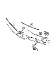 Genuine Mopar Wiper Arm Cap 68505535AA