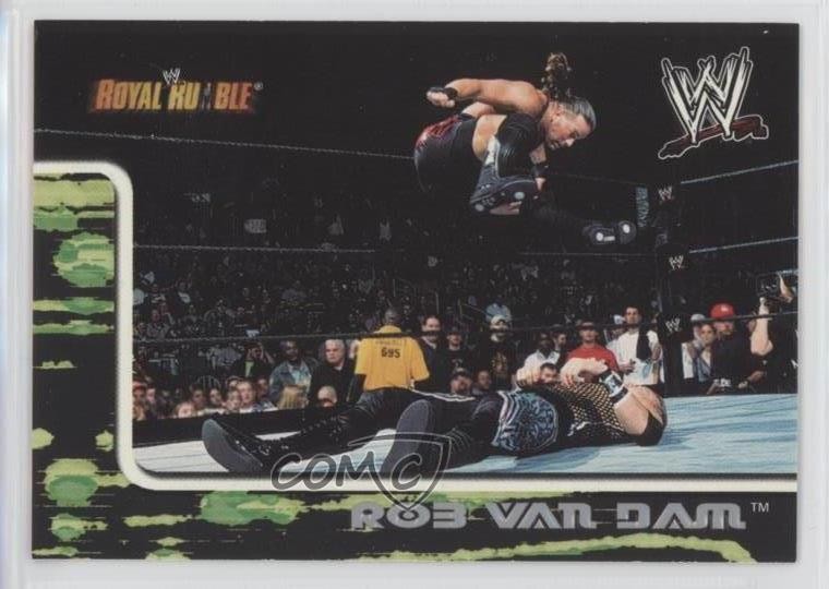 2002 Fleer WWE Royal Rumble Rob Van Dam #21 0l1