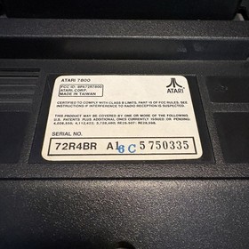 Atari 7800 Prosystem Console Controllers Games Charger Bundle UNTESTED FOR PARTS