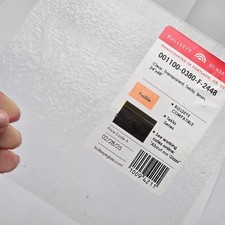 Tekta Clear 90 COE Bullseye Fusing Glass Sheet 5x5 inch 3mm 90COE