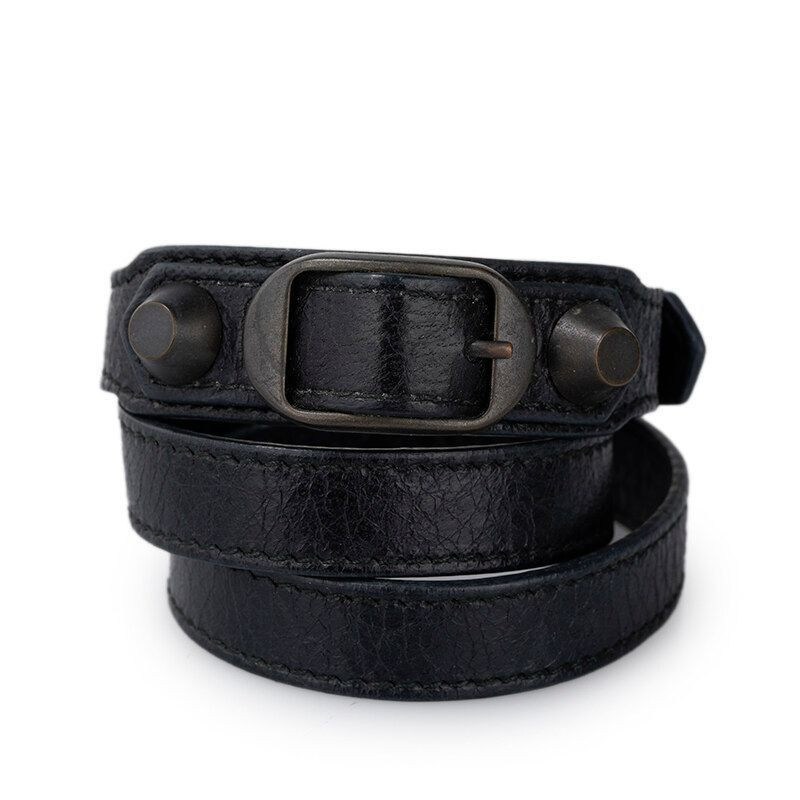Balenciaga Black Giant Triple Tour Bracelet (M) - SKU | eBay Balenciaga Black Giant Triple Tour Bracelet (M) - SKU | eBay