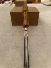 Two Cherries Straight Gouge #10 / 10mm Early Stamp Sharp Excellent Condition