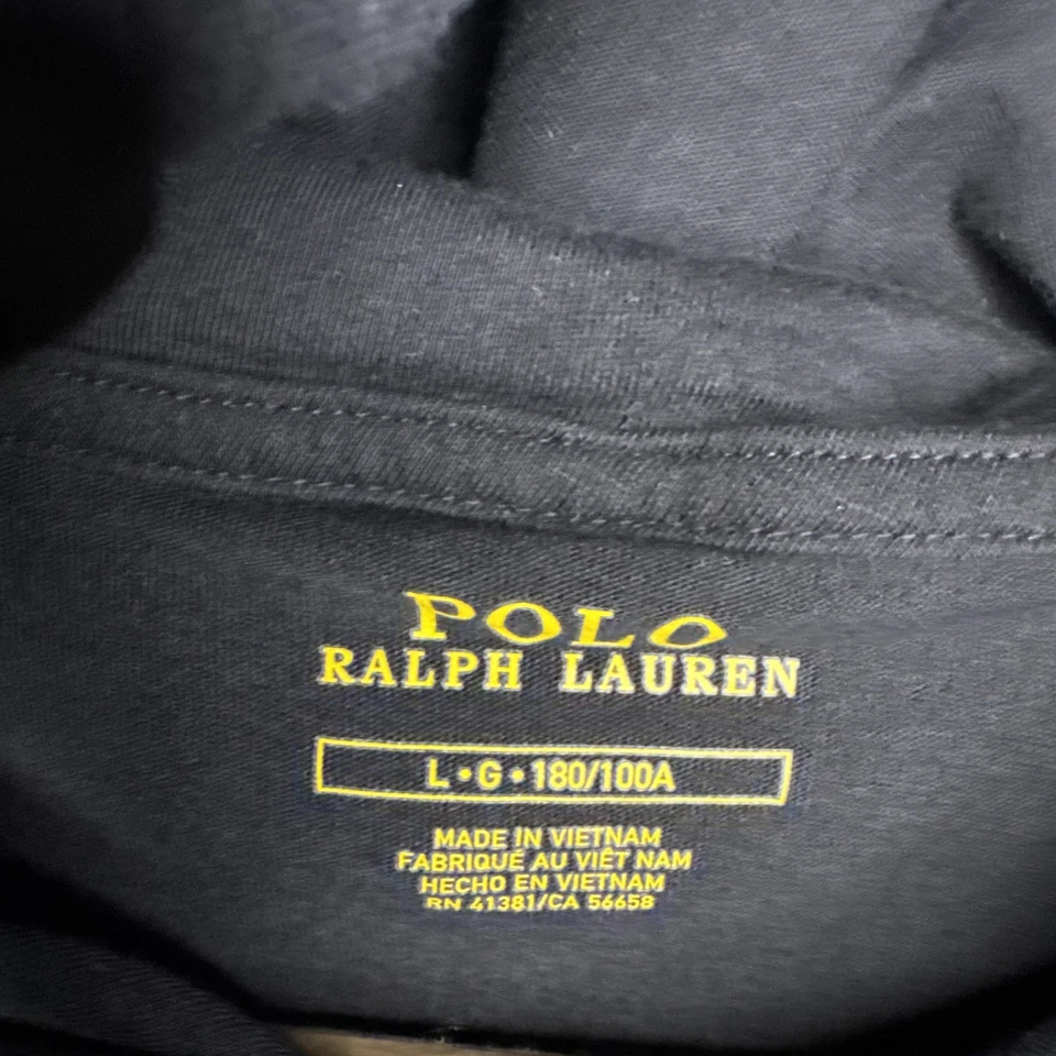 Polo Ralph Lauren Sudadera con Capucha Para Hombres L Rosa Grande Pony Pullover Sudadera con Capucha Suéter Foto 3 de 4