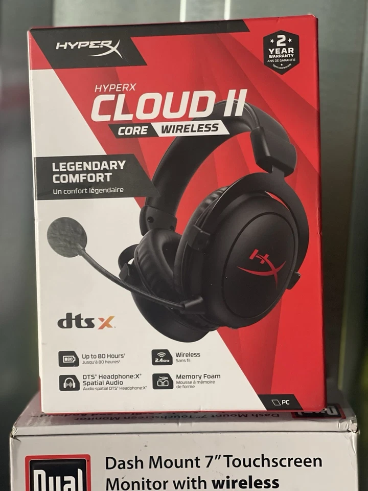 HYPERX CLOUD II WIRELESS - ROSSO - Immagine 2 di 2