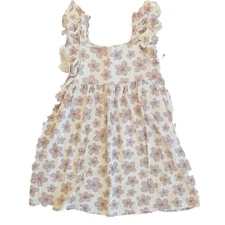Rylee + Cru Girls Dress Mariposa Hibiscus Floral Size 6-7 Years