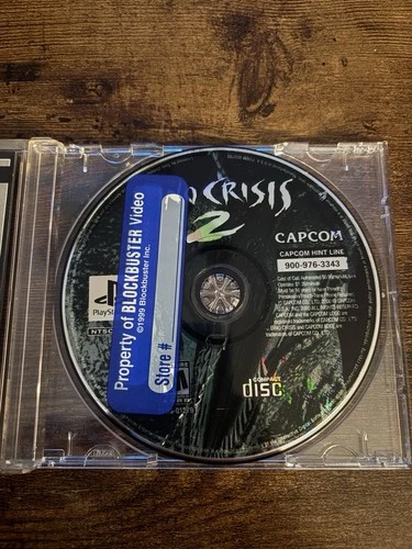 Dino Crisis 2 Disc & Manual Only (Sony PlayStation 1, 2000)
