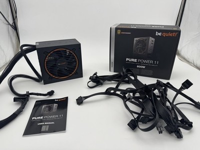 be quiet! Pure Power 11 Pc | 600W | 80 Plus Gold w/ power cord (TESTED)