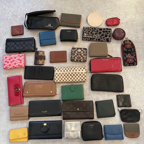 PRADA LOUIS VUITTON COACH lot set wallet