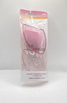 1 Real Techniques WUNDERTEINT SCHWAMM + Reiseetui (3c)