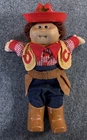 Cabbage Patch Kids Cowboy Doll 1980s Complete With Boots & Hat.