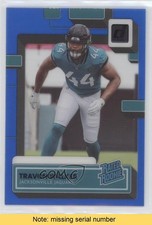 2022 Panini Clearly Donruss Rated Rookie Blue /99 Travon Walker #75 READ 0a6