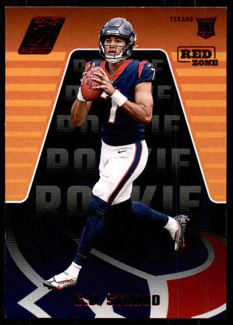 2023 Panini Zenith #112 C.J. Stroud Red Zone Rookie