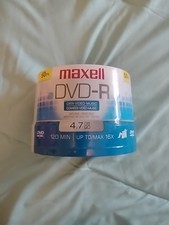 MAXELL DVD-R 4.7GB 120 MIN 16X 50 Pack  NEW  SEALED