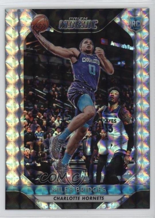 2018-19 Panini Prizm Mosaic Miles Bridges #76 Rookie RC 0b0