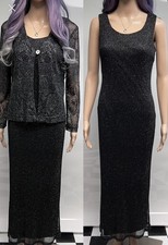 VTG 90s Y2K Black Crochet Dress Sz 6 Open Knit Vamp Whimsigoth Witchy Fairy Lace