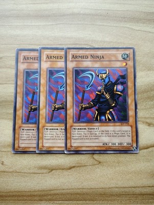Yu-Gi-Oh! - Armed Ninja 3X - Complete Playset Of Cards