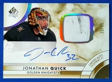 Jonathan Quick Limited Auto /50 Patch 2024-25 SP Authentic 2023-24 Update