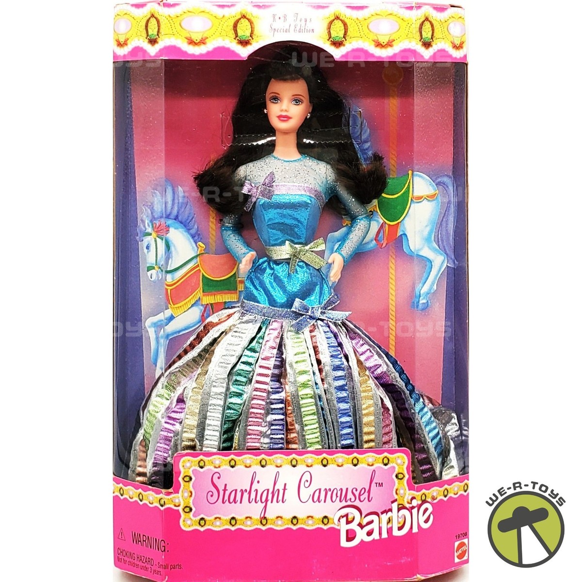 1997 Starlight Carousel Barbie Doll KB Toys Exclusive Special