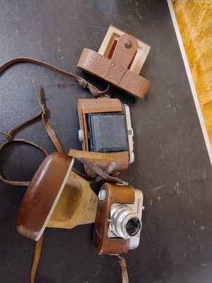 Konvolut 2 Historische Kameras Retro  Lag