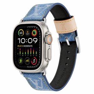 Bracelet de montre Apple de luxe series 2 3 4 5 6 7 8 9 10 11SE ULTRA 2 3 L DENIM V