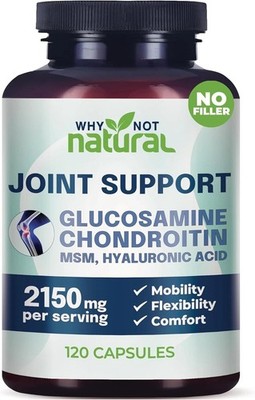 Why Not Natural Joint Support 2150mg - Glucosamine,Chondroitin,Hyaluronic Acid