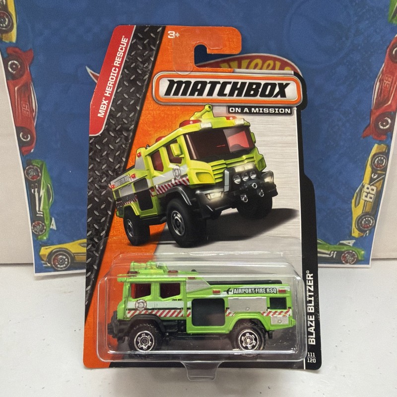 2013 Matchbox On A Mission MBX Green Blaze Blitzer 111/120 COMBINE SHIPPING