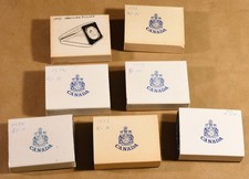 1970 to 1976 Canada Specimen Dollars - 7 Coins