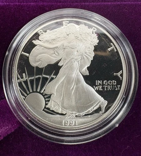 1991 (S) - United States - Proof A.S.E - 1 Ozt .999 Fine Silver 🇺🇸