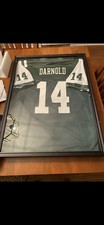 New York Jets Sam Darnold Framed Green NFL Jersey Display  autographed /signed