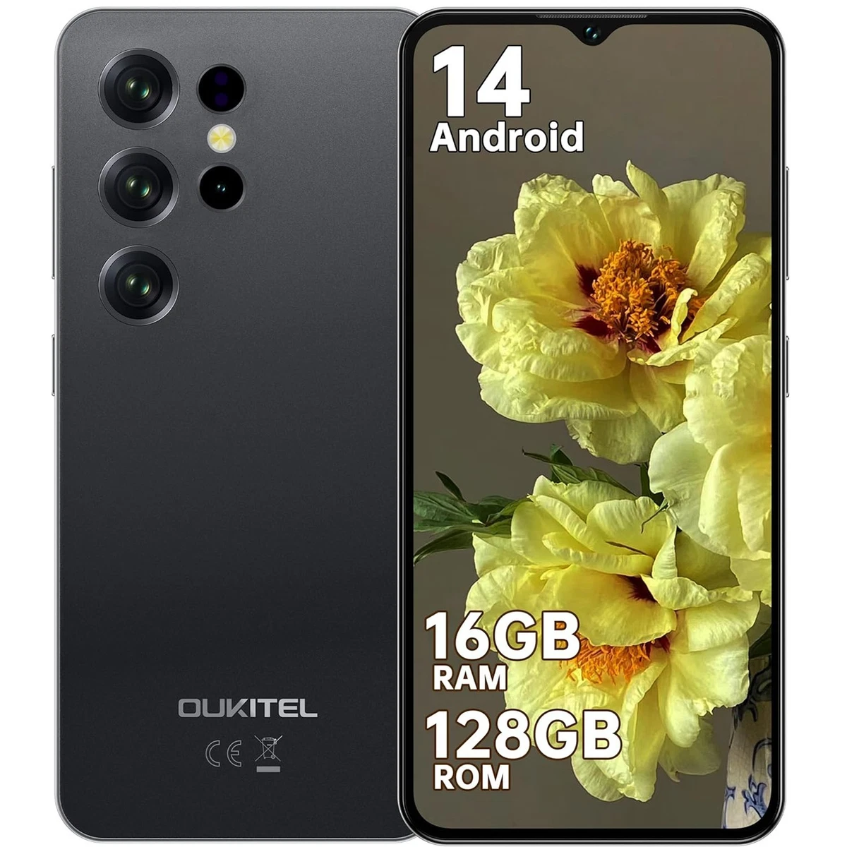 OUKITEL C2 16GB/128GB スマートフォン 2025 OUKITEL C2 Smartphone Android 14 16GB+128GB 6.52 in 5000mAh